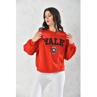 Home Fashion - Poleron Oversize Manga Larga Mujer Rojo Talla Unica