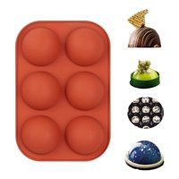 Genérico - Molde De Silicona Media Esfera Molde Silicona Media Esfera