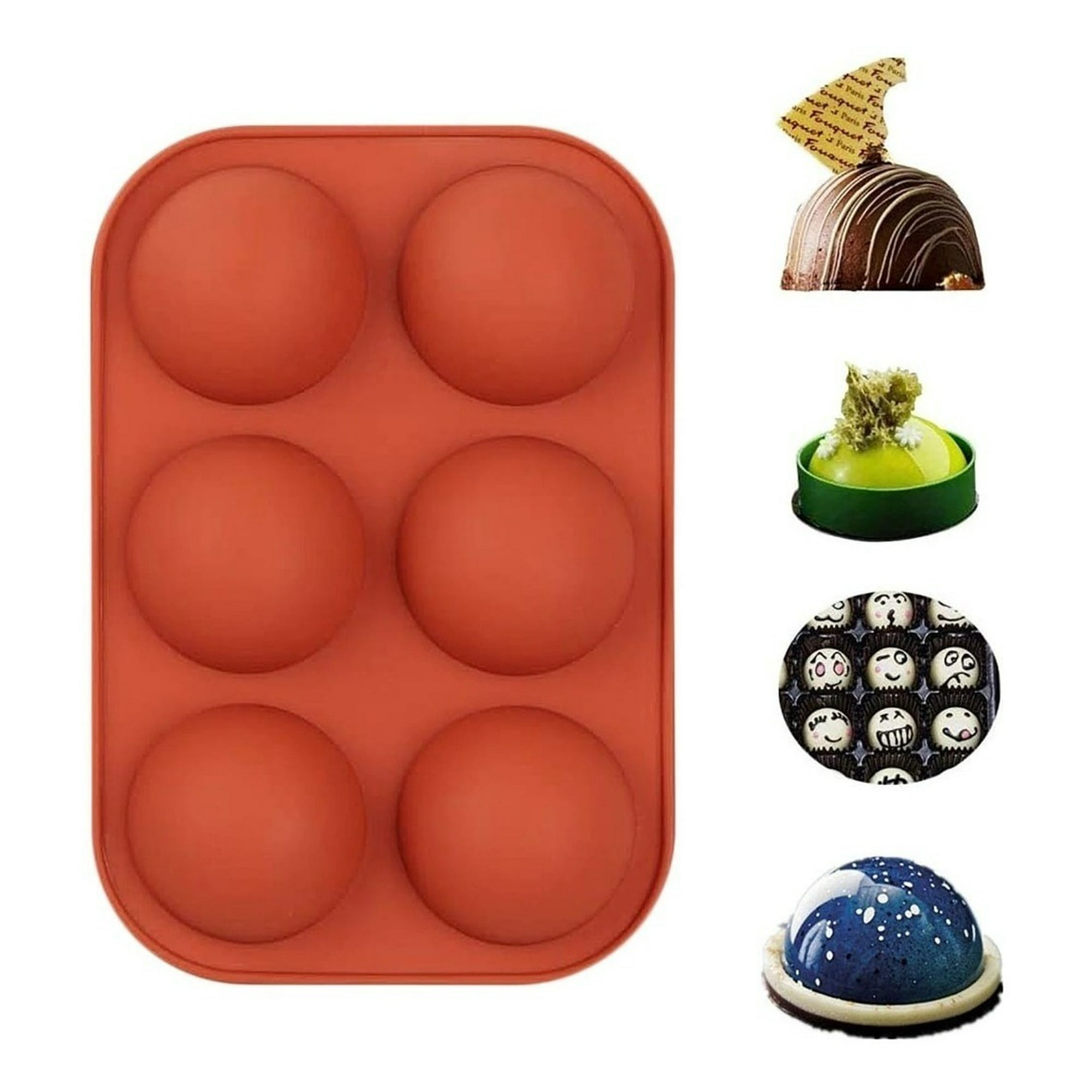 Genérico - Molde De Silicona Media Esfera Molde Silicona Media Esfera