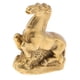 thumbnail image 5 of Latón Macizo Chino Zodiaco Animal Estatuilla Ornamento Afortunado Estatua Caballo Caballo, 5 of 5