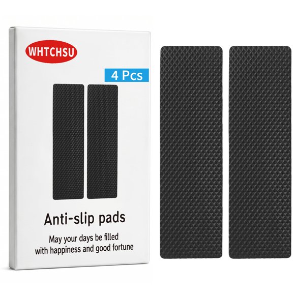 WHTCHSU 4 piezas de almohadillas premium para muebles, cubierta gruesa antideslizante para patas, sujeción autoadhesiva – evita deslizamiento – almohadillas adhesivas protectoras