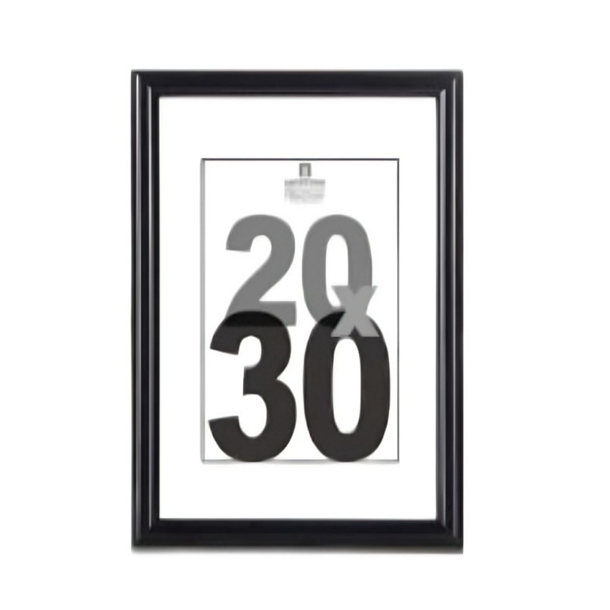 Genérico - Marco De Foto Negro 20x30 Cm