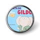 thumbnail image 1 of Gildo-Theme Round Button Badge: Premium Metal Construction, Ideal for High-End Events 2.8 cm, 1 of 6