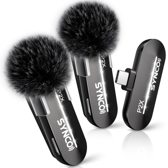 Micrófono Lavalier inalámbrico SYNCO 2 Micrófonos USB-C para iPhone