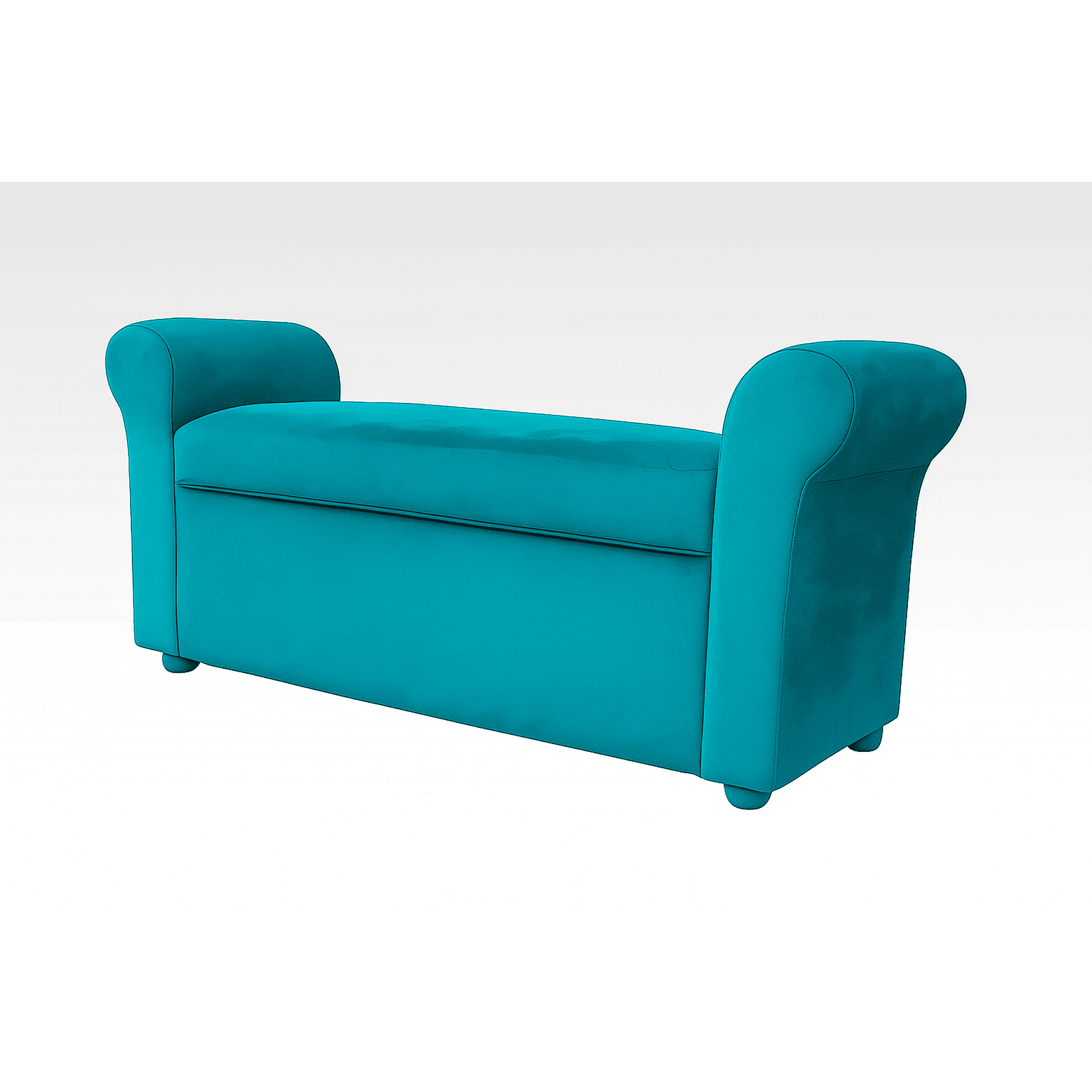 Jamaroff Home Atelier - Banqueta Baul Con Brazos Felpa Calipso