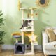 thumbnail image 2 of Torre para Gatos PawHut 160 cm Grande de Interior con Poste de Rascado, 2 of 9