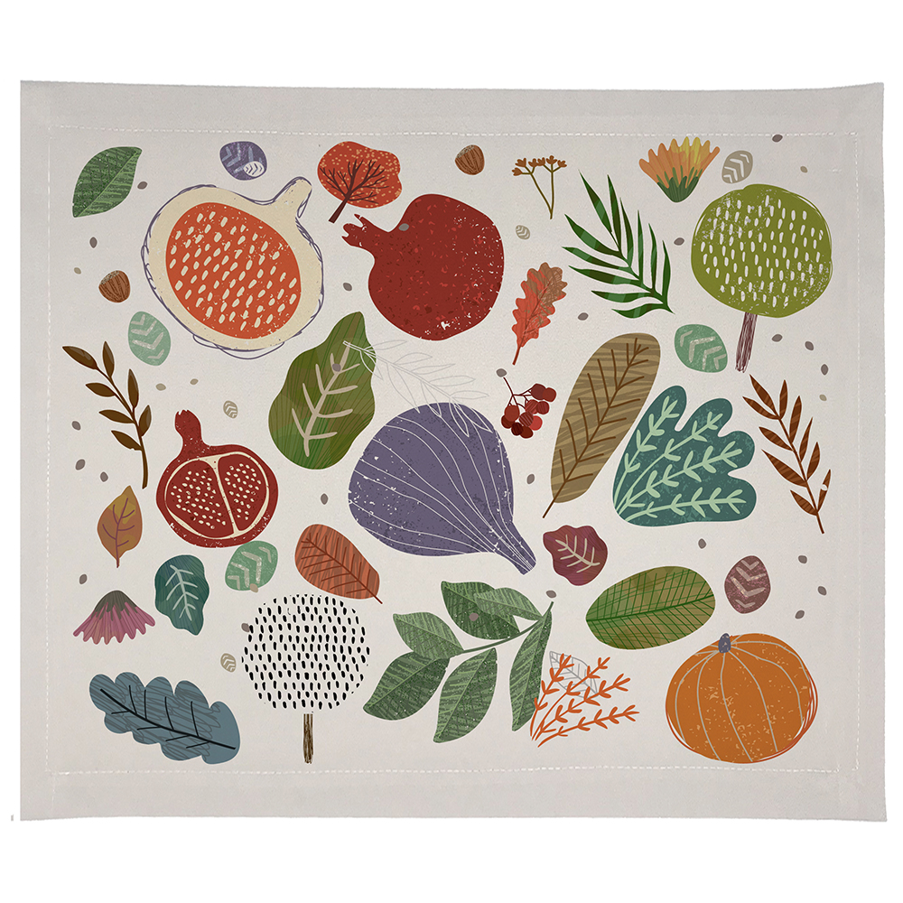 Tuyo Print - Set 4 Individuales Impermeables Vegetales