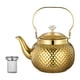 thumbnail image 3 of Tetera De Acero Inoxidable Con Infusor, Tetera Para Cocina De Hotel, 1,2 L, 3 of 5