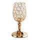 thumbnail image 1 of Candelero De Cristal Candelero Votivo Dorado Para Evento De Aniversario S, 1 of 5