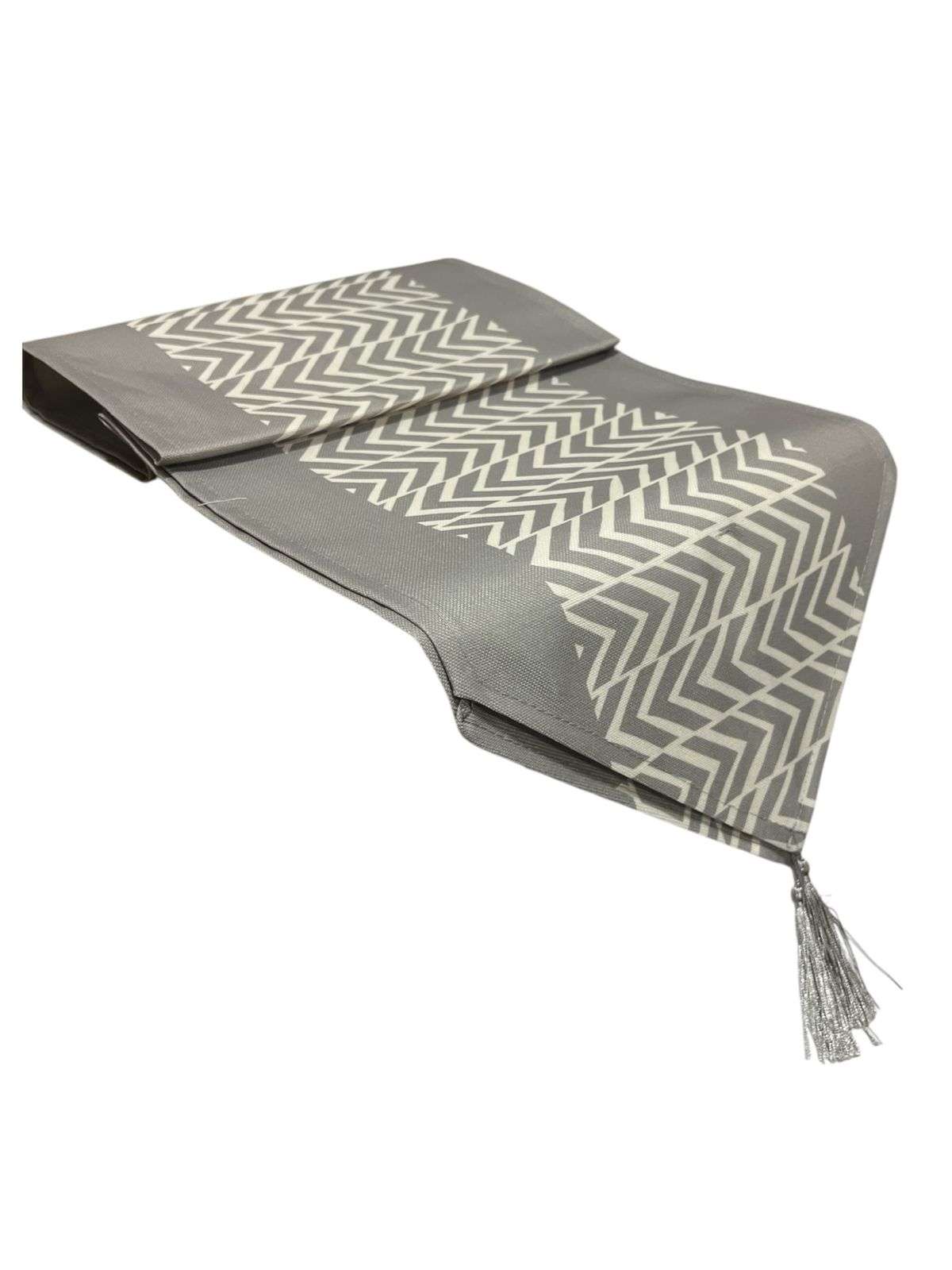 Oem - Mantel Camino De Mesa Tela Gris Diseño 180X38Cm