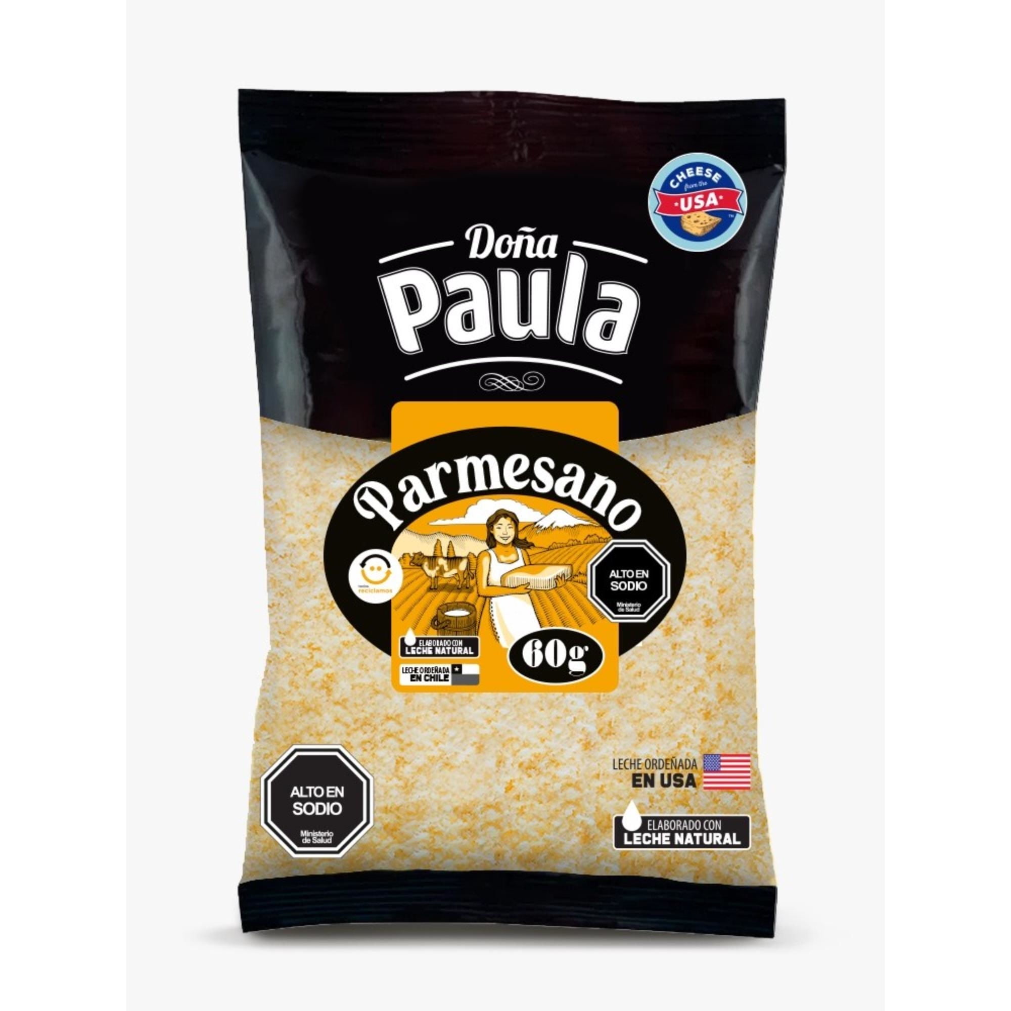 Queso Parmesano Rallado 60 g Doña Paula