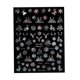 thumbnail image 4 of Navidad Nail Art Stickers Autoadhesivo Nails Calcomanías DIY DH-195 Plata, 4 of 5