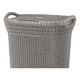 thumbnail image 2 of Canasto ropa rectangular Khipu plástico color gris, 2 of 3