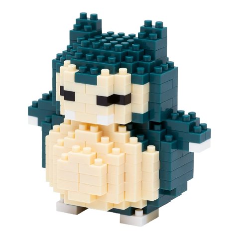 Kit De Construcción Nanoblock Pokemon Snorlax Grey