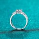 thumbnail image 3 of Anillo de Promesa de Boda para Mujer, Anillos de Compromiso de Moissanita 1 Uds Color D VVS1, Anillo de Diamante de Corte Redondo de Plata Esterlina 925 para Mujer Novia Madre, 3 of 9