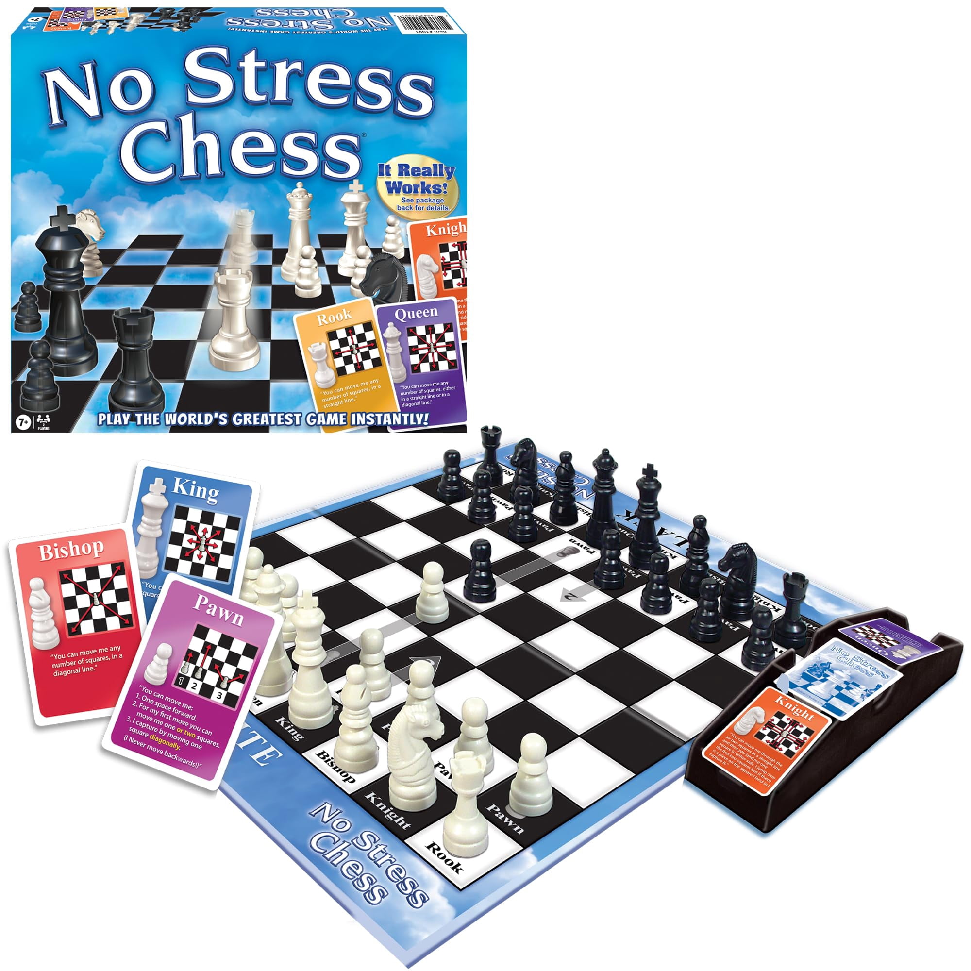Winning Moves Games - Juegos De Ajedrez Para Ganar Jugadas Sin Estrés Ajedrez De 20 Años Y Más De 7 Años