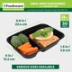 thumbnail image 4 of Envases Freshware para Preparar Comidas - Pack de 50, 800 ml, Libre de BPA, 4 of 7