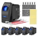 thumbnail image 1 of Interruptores Nilight 6 piezas 5 pines SPST 20A/12V con brillo azul, 1 of 9