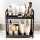 thumbnail image 4 of Estante de baño Fixwal de madera de dos niveles para encimera de baño, ideal para cosméticos, 4 of 5