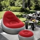 thumbnail image 3 of Sofá Tumbona Silla Inflable Reposa Pies Puff X L + Inflador Color Rojo - 212093, 3 of 3