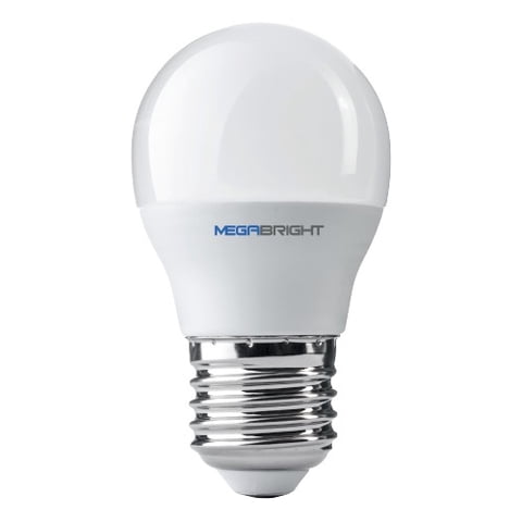 Ampolleta Led Bola E27 G45 5W/6000K Megabright 83808