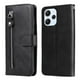 thumbnail image 1 of Funda con Cremallera para Xiaomi Poco M6 Pro 5G, Carcasa Cartera de Cuero PU con Soporte y Tarjetero, 1 of 6