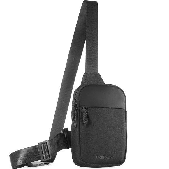 Bolso Bandolera Trailoom Negro Repelente al Agua