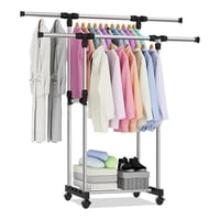 Concepts Life - Perchero Colgador De Ropa Doble Metálico