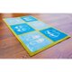 thumbnail image 2 of Alfombra Floortex P‑Tex interior con diseño de zapatos 51x76 cm, 2 of 3