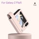 thumbnail image 1 of Plain Faux Leather Hand Strap Type Phone Case, Anti-fall Anti-fouling Feel Good Protective Cover, Suitable For Moto Rzar 40ultra, Suitable For Samsung Galaxy Z Flip 5, 1 of 3
