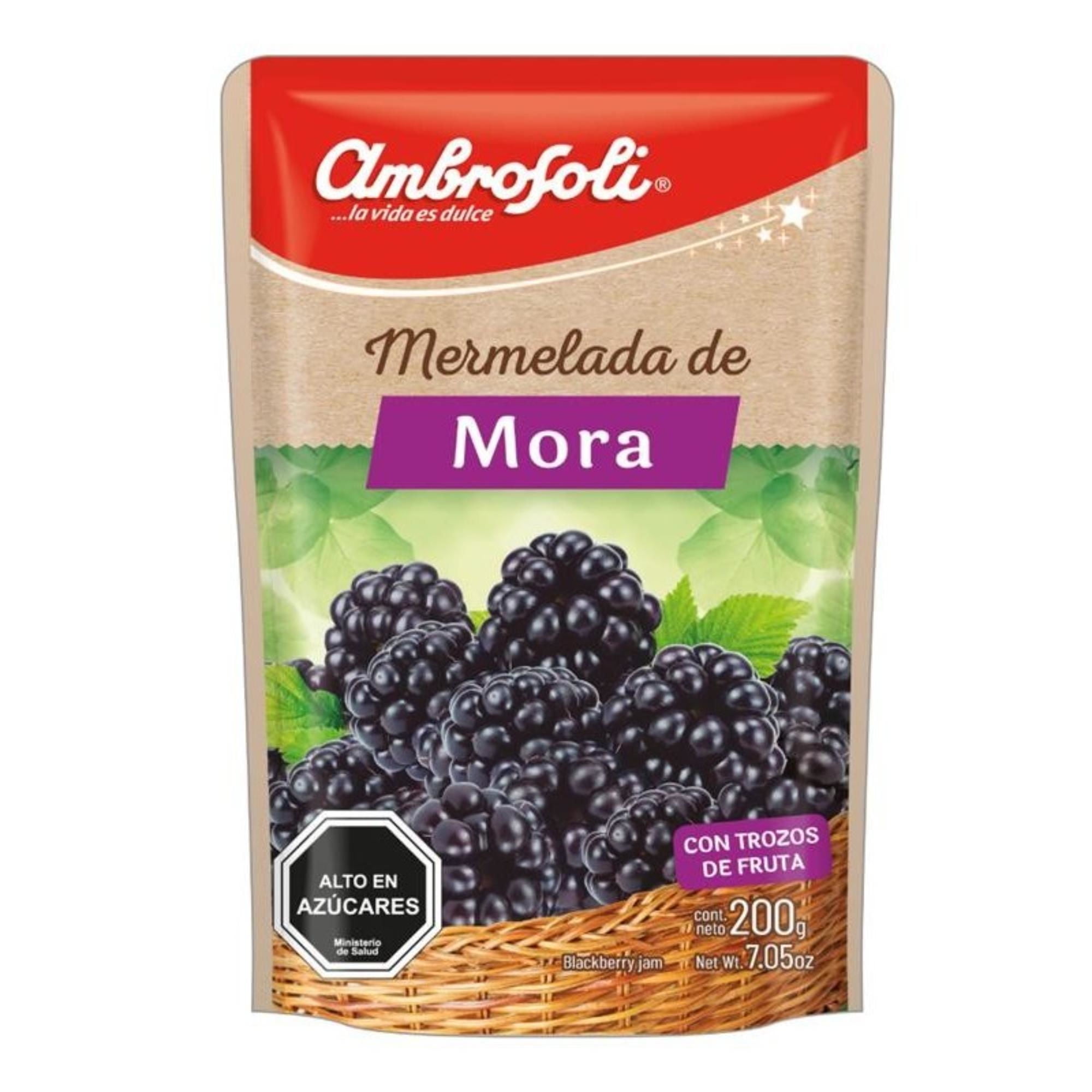 Mermelada Mora 200 g Ambrosoli