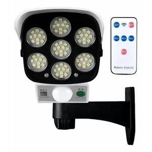 Casa Pagoda - Foco Solar Simula Camara De Seguridad Sensor De Movimiento