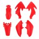 thumbnail image 5 of Juego De Trabajo De Carrocería De Carenado De Guardabarros De Plástico ABS Para Honda CRF50-125CC Rojo, 5 of 5