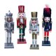 thumbnail image 1 of 4 Piezas De Figuras De Cascanueces De 12 Pulgadas, Figuras Decorativas De Navidad, Estilo De Decoración Hecho A Mano R, 1 of 5