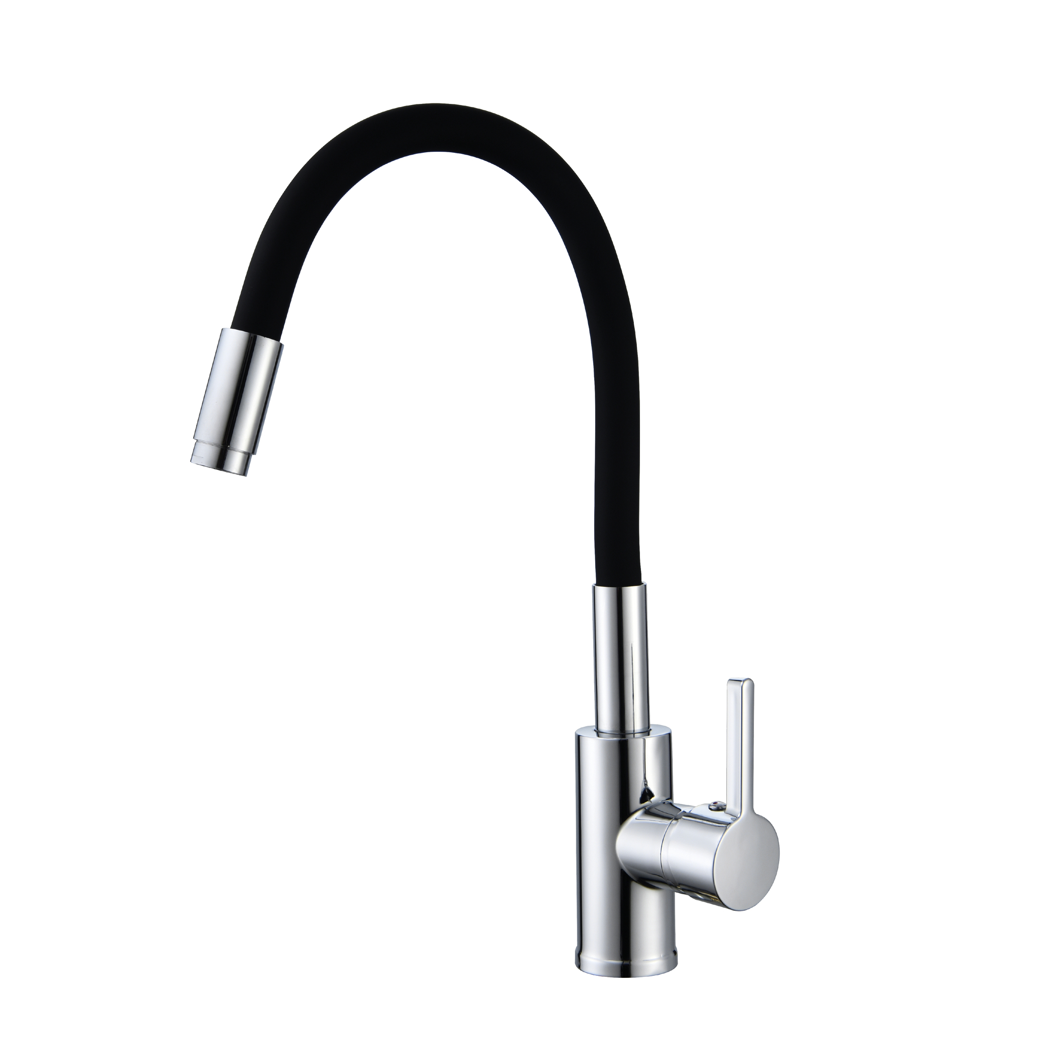 Duschy - Monomando Flexible Negro Basic P Lavaplato