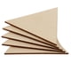 thumbnail image 5 of Triángulo de madera de pino de 3 mm de espesor sin terminar piezas de madera artesanía diy 100mm, 5 of 5