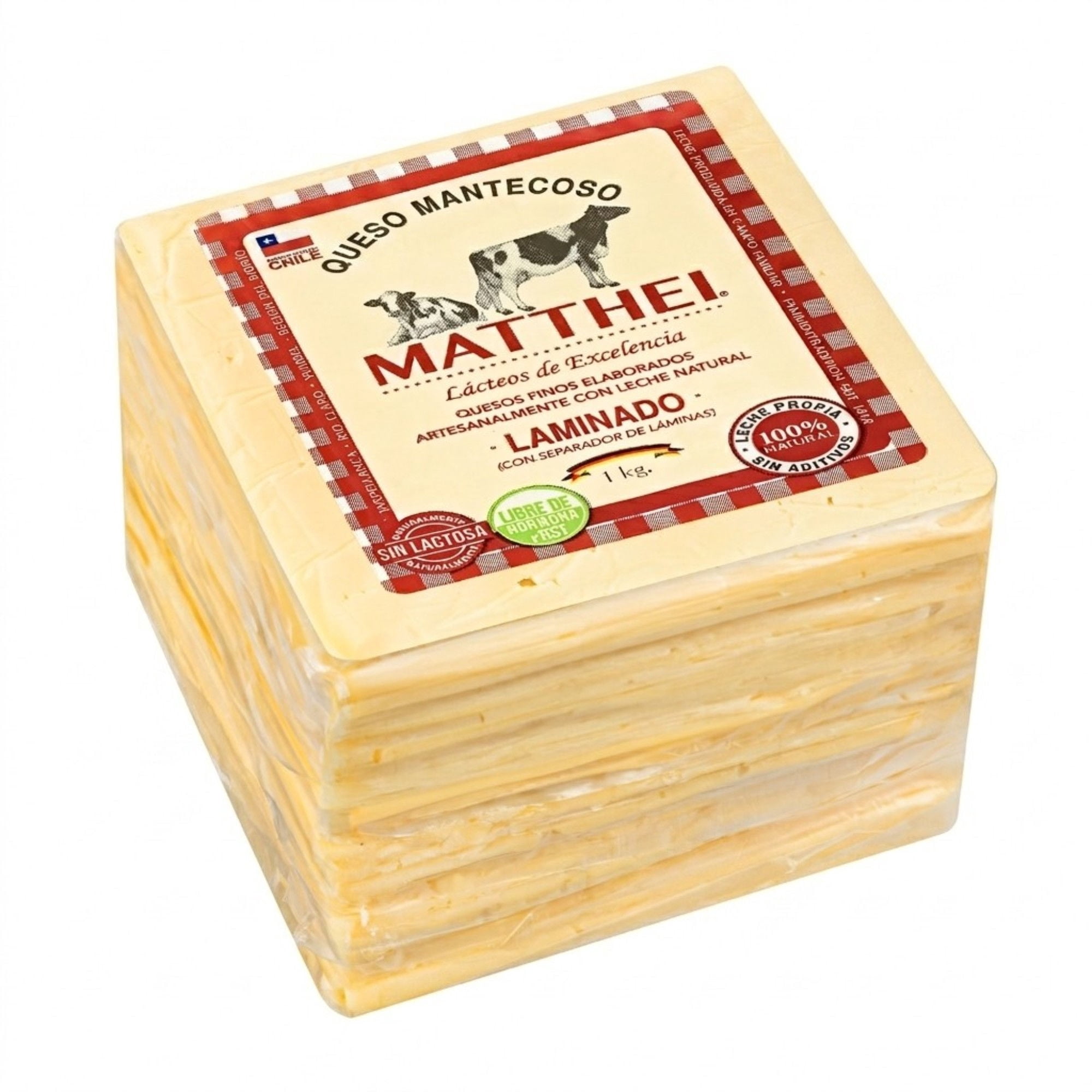 Queso Laminado Mantecoso 1 Kg Matthei