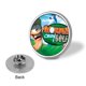 thumbnail image 3 of Loco por el golf-Theme Round Button Badge: Premium Metal Construction, Ideal for High-End Events 2.8 cm, 3 of 6
