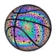 thumbnail image 5 of Entrenamiento de baloncesto reflectante de PU, tamaño 7, pelota estándar oficial, juego de noche profesional para exteriores, niñas, niños, adultos, Estilo I, 5 of 5