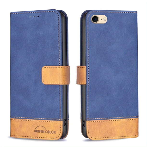 Premium Leather Phone Case With Magnetic Buckle & Card Slot Stand For iPhone 14 Pro Max, 14 Plus, 13 Pro Max, 11 Pro Max, 12 Pro Max, 7, 8, SE 2020, 2022