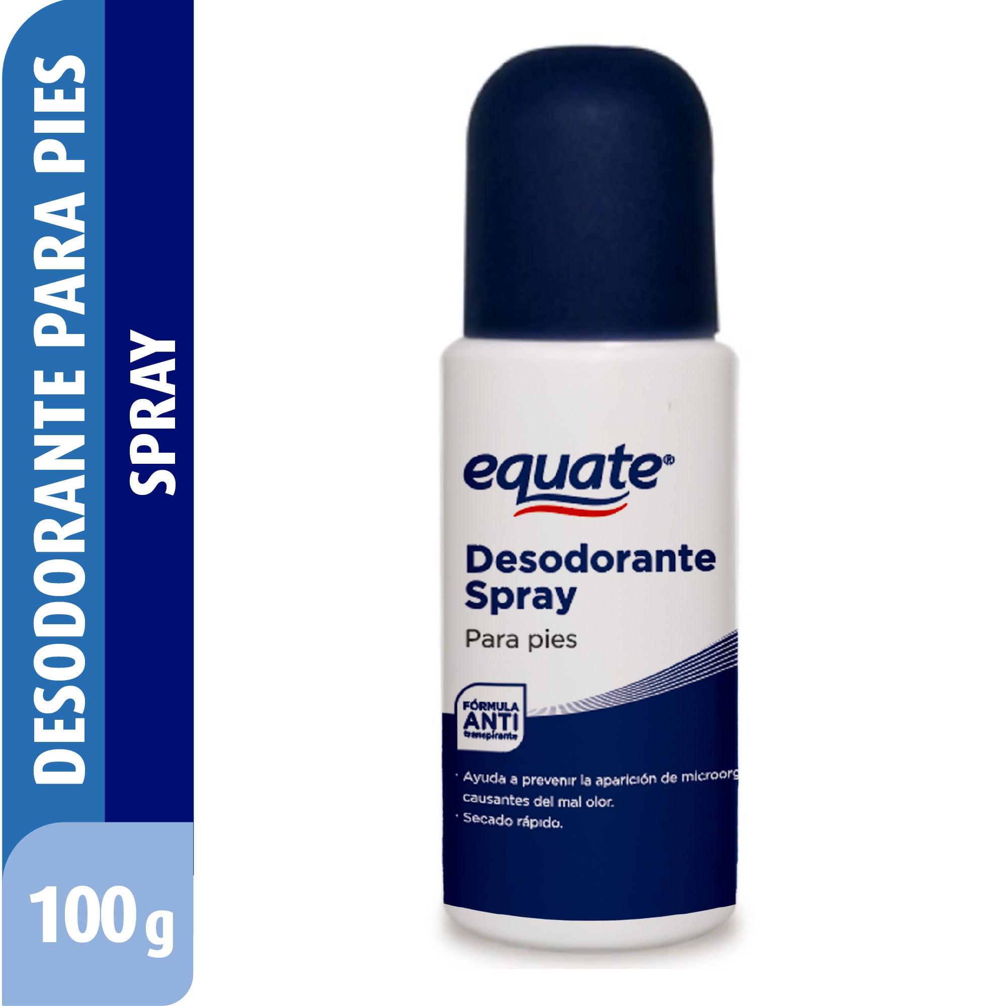 Desodorante Para Pies En Spray 100 g Equate