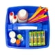 thumbnail image 4 of Organizador de aula Storex con 3 compartimentos, pequeño, azul, paquete de 5, 4 of 6