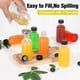 thumbnail image 3 of Botellas de vidrio Wewymewo de 60 ml con embudo, etiquetas, brocha y rotulador, 3 of 7