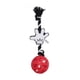 thumbnail image 1 of Juguete Interactivo Para Mascotas Cuerda Y Pelota Rojo, 1 of 2