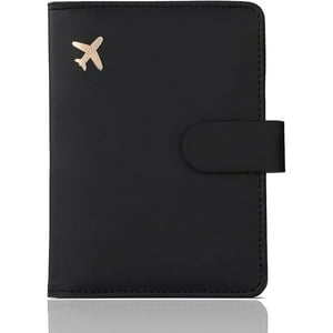 Veat00L - Porta De Pasaporte, Funda Para Pasaporte Con Bloqueo Rfid, Cierre De Banda Elástica, Caja De Pasaporte Para Mujeres Y Hombres, Caja De Pasaporte,Caja De Tarjeta De Visita Bolsa