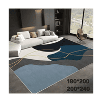 Genérico - Alfombra 3D Estampado Living 180X200Cm