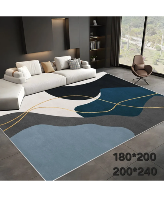 Genérico - Alfombra 3D Estampado Living 180X200Cm