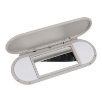 Ioensy - Cubierta De Marco De Espejo De Visera Para Mini F55 F56 F60 2015-2022 Gris