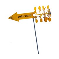 Magideal - Veleta De Jardín, Adorno De Patio, Decoración De Techo, Veleta De Hierro, Indicador De Dirección Del Viento Para Montaje En Techo, Decoración Al Aire