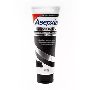 Pack Asepxia Carbón Limpiador Líquido Exfoliante 6U 120Gr Cu